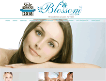 Tablet Screenshot of blossommedspa.net